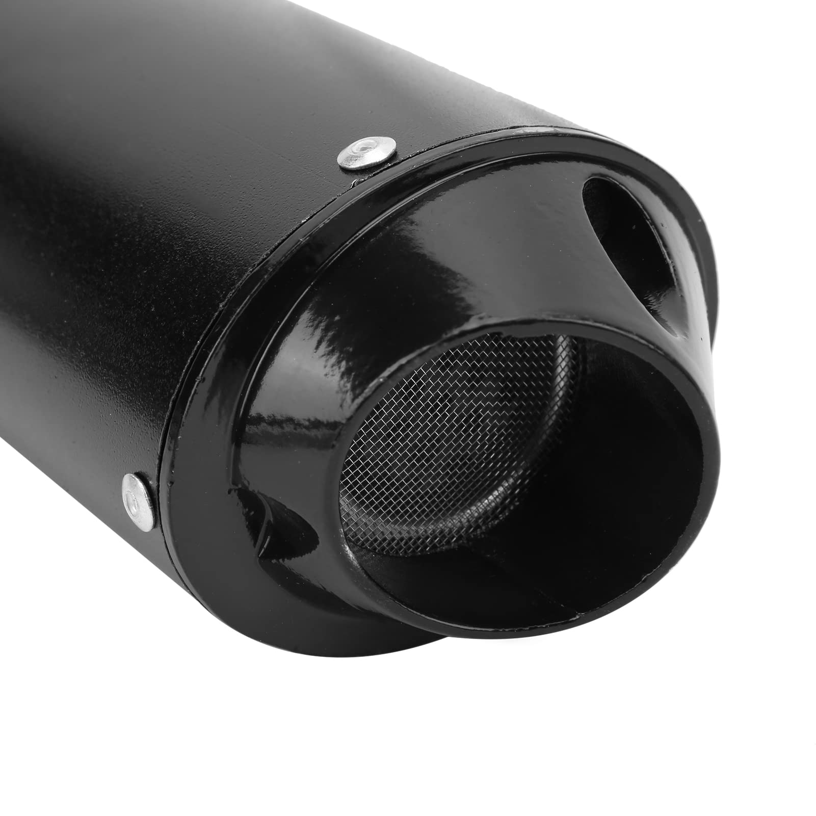 Fydun Tubo De Silenciador De Escape De 32 Mm / 1,3 Pulgadas Silenciador Del Silenciador De Escape Piezas De Modificación Negro para ATV Pit Bike