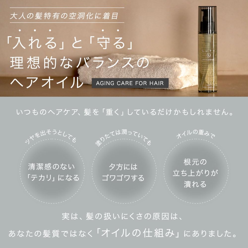 Amazon | ルーティー ヘアオイル モイスト プロテクトジェルセット