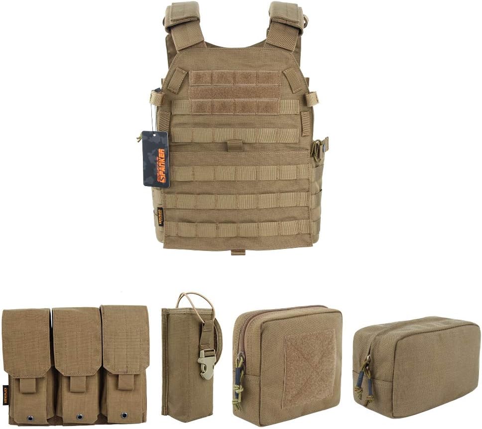 SPANKER タクティカルベスト マルチカム 61jTkqQdvML._AC_UL210_SR210,