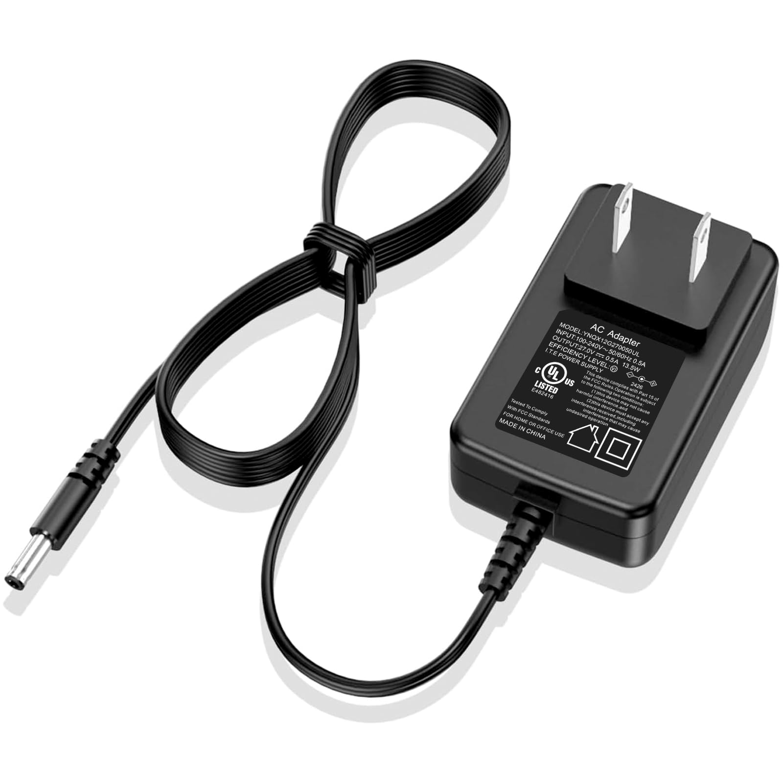 VIFOCUFY 27V Massage Gun Charger Power Supply for Sharper Image 1011666 1013002 1013985 1012667 Deep Tissue Massager Power Cord Replacement AC DC