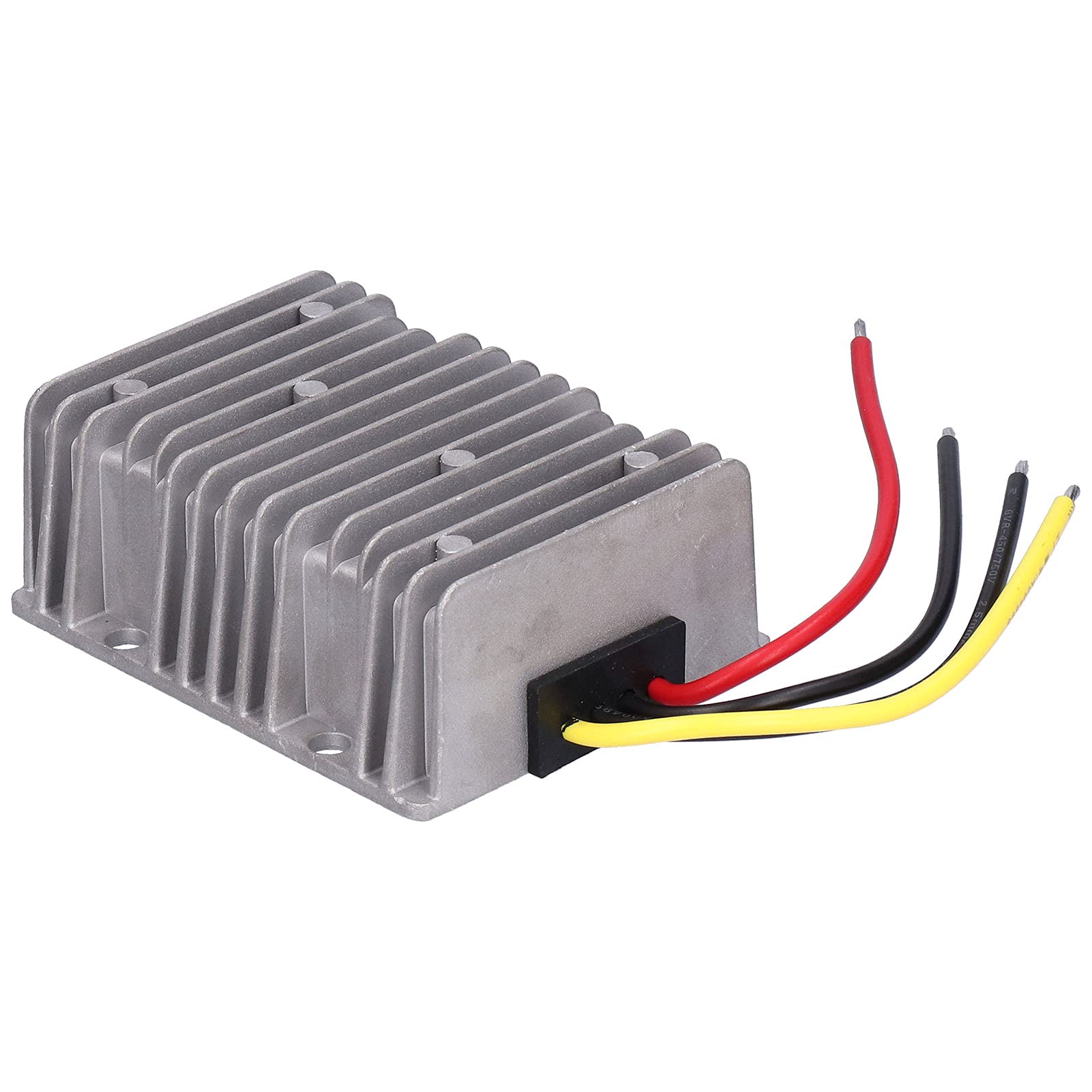 Przetwornica napięcia DC Transformator napięcia prądu stałego 36 V 48 V do 24 V 25 A 600 W Powiększona obudowa aluminiowa Wodoodporna, pyłoszczelna, odporna na wstrząsy dla