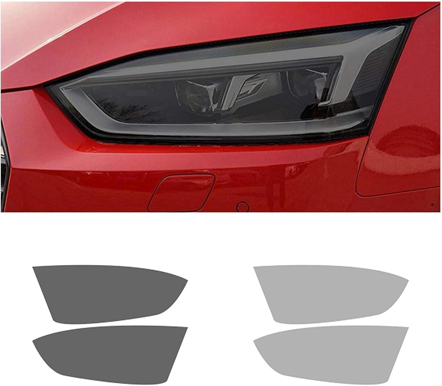 SamLng Car Front Light Film for S5 2017-2021 Car Headlight Protective Film Car Front Headlamp Protection Film car Lights Film Headlight Anti-Scratch Non-Yellowing Protective Film