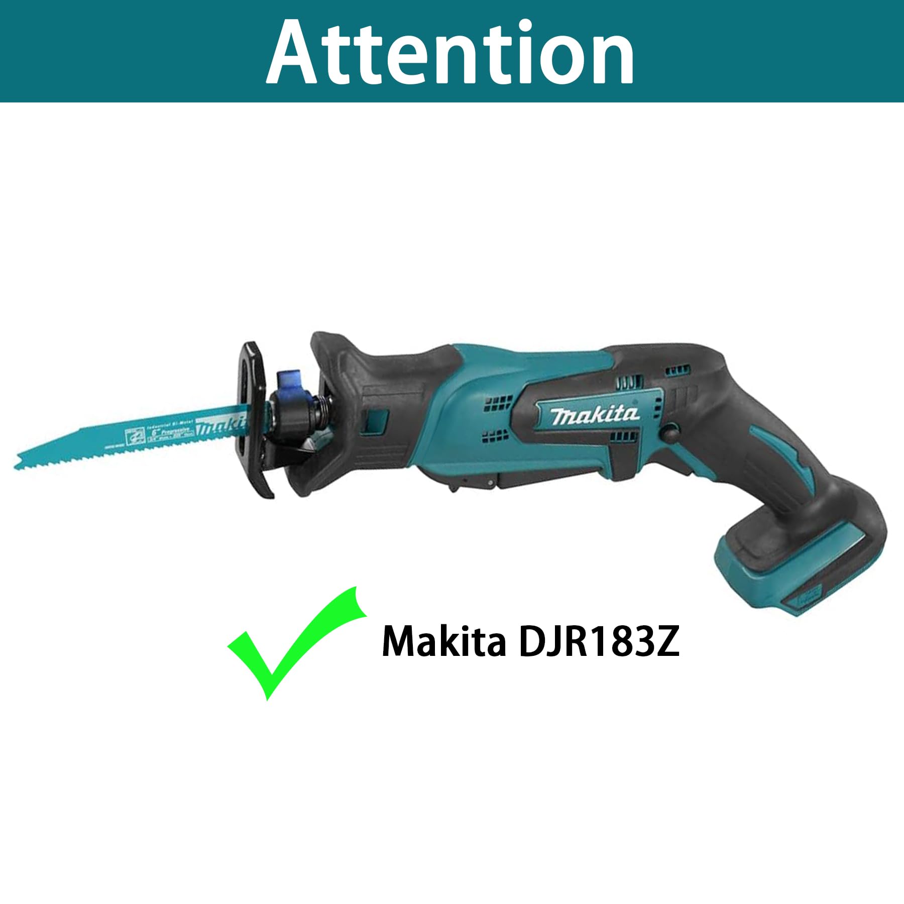 Khanka Estuche Rígido para Makita DJR183Z 18V Sierra Sable, Maletín de Almacenamiento y Transporte de Herramientas Compatible con Makita DJR183Z (Herramienta y Batería NO Incluidas)