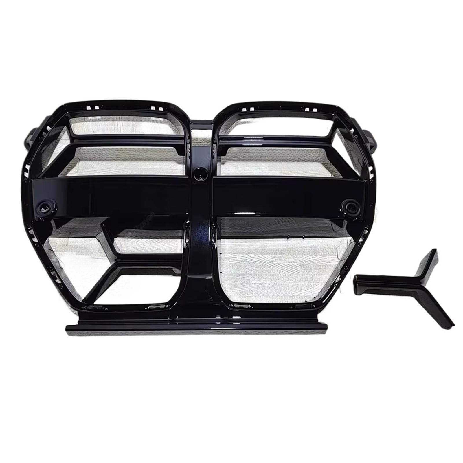Griglia Anteriore Auto Per BMW Per M3 G80 G81 Per M4 G82 G83 21-2024 Bodykit Tuning CS Style Paraurti Anteriore Auto Griglie Griglia Cofano Lucido Con ACC Griglia Radiatore