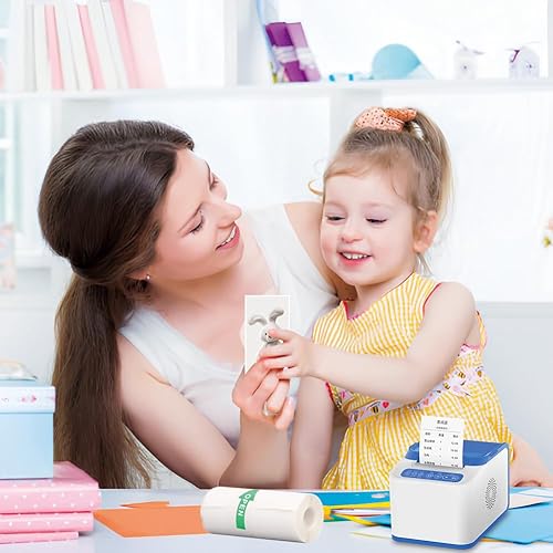 Miniatura 2 de Mini papel adhesivo para impresora térmica, papel adhesivo para mini impresora, rollo adhesivo autoimprimible para la mayoría de los niños, cámara