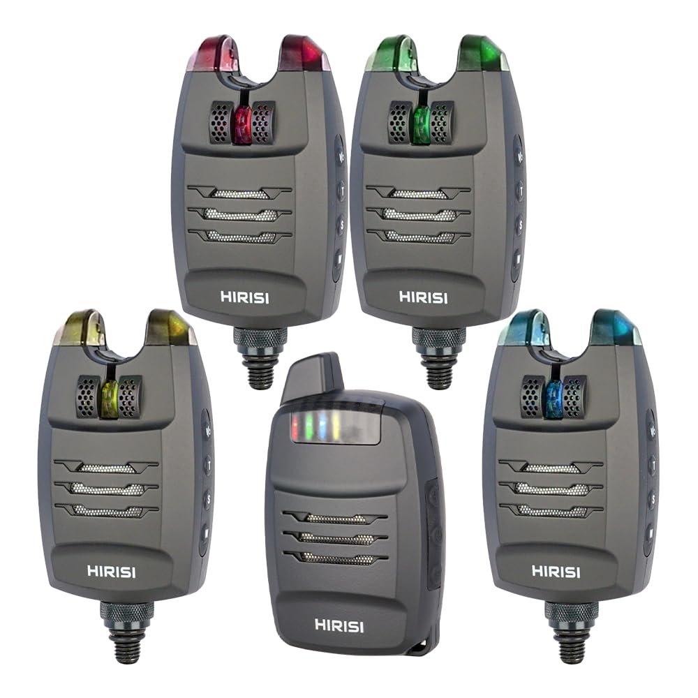 Hirisi Kit Allarme Per La Pesca Alla Carpa E Altalena Impermeabile LED Blu E Rosso - Foto 12