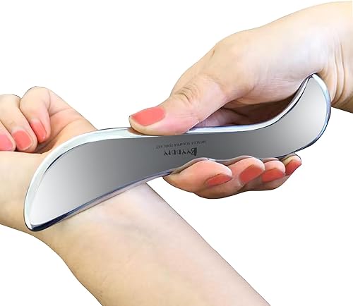 Miniatura 8 de BYYDDIY Herramienta de raspado muscular de acero inoxidable Gua Sha, herramientas de masaje de raspado, herramienta para tejido cicatricial