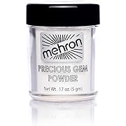 Mehron Precious Gem Glitter Powder 0.17 Oz | Silky, Bright Colors, Shimmering & Sparkling Loose Eyeshadow | For Face, Body & Nails | Add Intensity, Improve Looks & Create Dramatic Effect (Diamond), Opens in a new tab