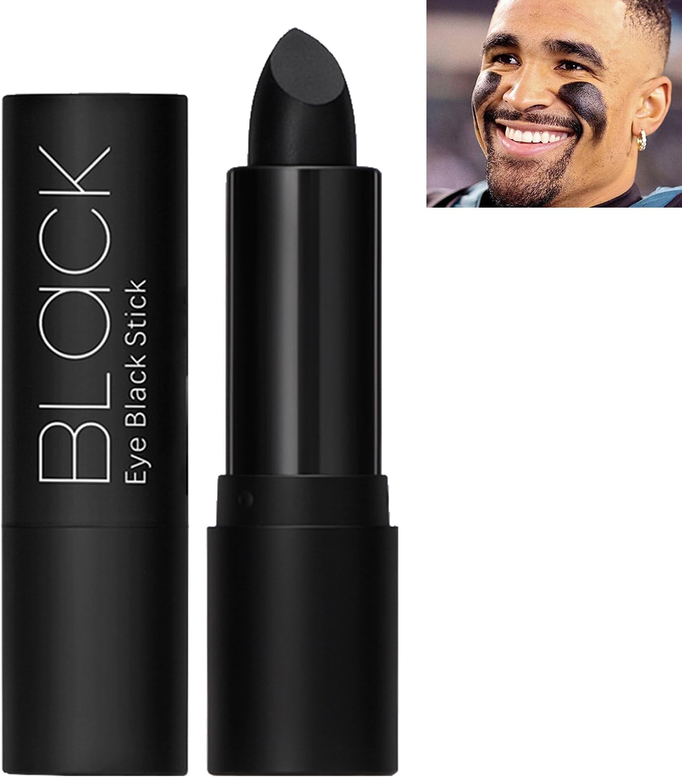 Sporting Face Paint Stick For Baseball,Black Face Paint Stick,Face & Body Paint Stick,Sports Eye Black Stick,Black Full Body Safe Paint Makeup Stick,Eye Black Stick Sport Football,Halloween Cosplay