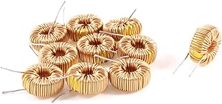 Aexit 10 Pcs Passive Components Toroid Core Inductor Wire Wind Wound 100uH 81mOhm Inductors 2A Coil