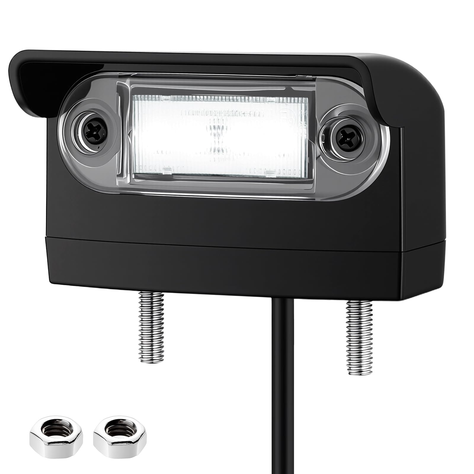 AUTOUTLET LED Kennzeichenbeleuchtung Anhänger, 12V-24V Numme