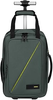 Take2Cabin - easyJet Cabin Bag 36 x 20 x 45 cm, 38 L, 0.80 kg, Hand Luggage, Airplane Backpack M Underseater, Green (Dark Forest), 40 x 25 x 20 cm (Wheeled), Ryanair Cabin Bag on