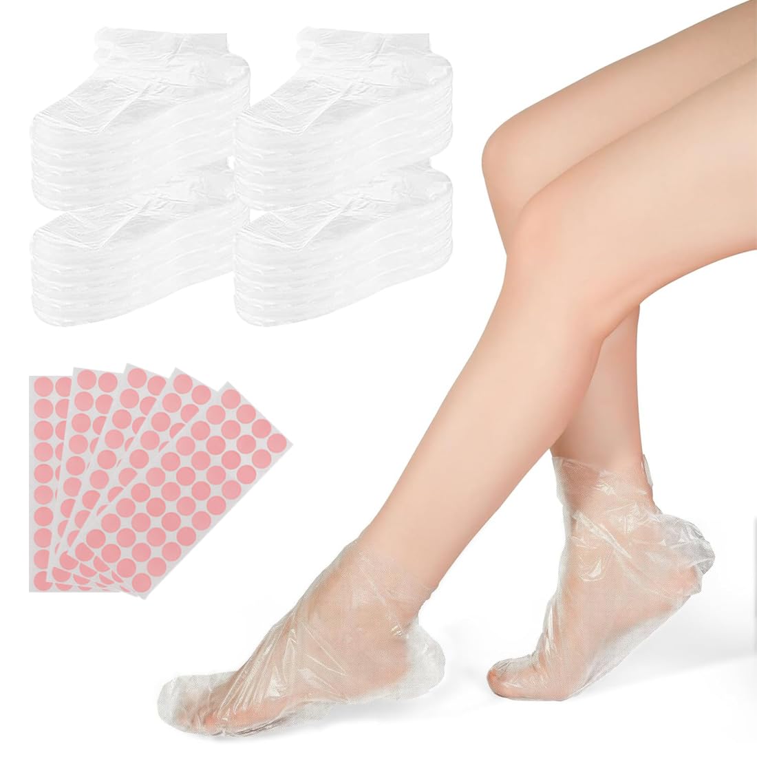 Forros de Baño de Cera para Pies Calcetines de Cubierta Térmica 200 Pcs