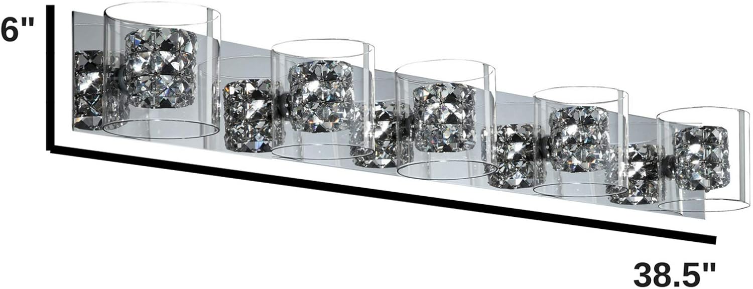 Flash Deals - 60% OFF Finesse Decor Sophisticated Crystal Vintage Vanity Lighting Aesthetic Modern Lighting Fixture 🔥 Crazy Deals Finesse Decor Sophisticated Crystal Vintage Vanity Lighting Aesthetic Modern Lighting Fixture