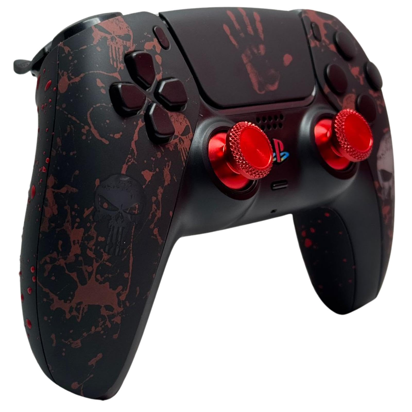 PAJU-TECHNIK Gaming Controller Punisher 2er Paddle, Kompatibel mit PS5 & PC, Hall Effekt Sticks, Analoge Face Click Buttons + Smart Trigger & Bumper, Performance Grip