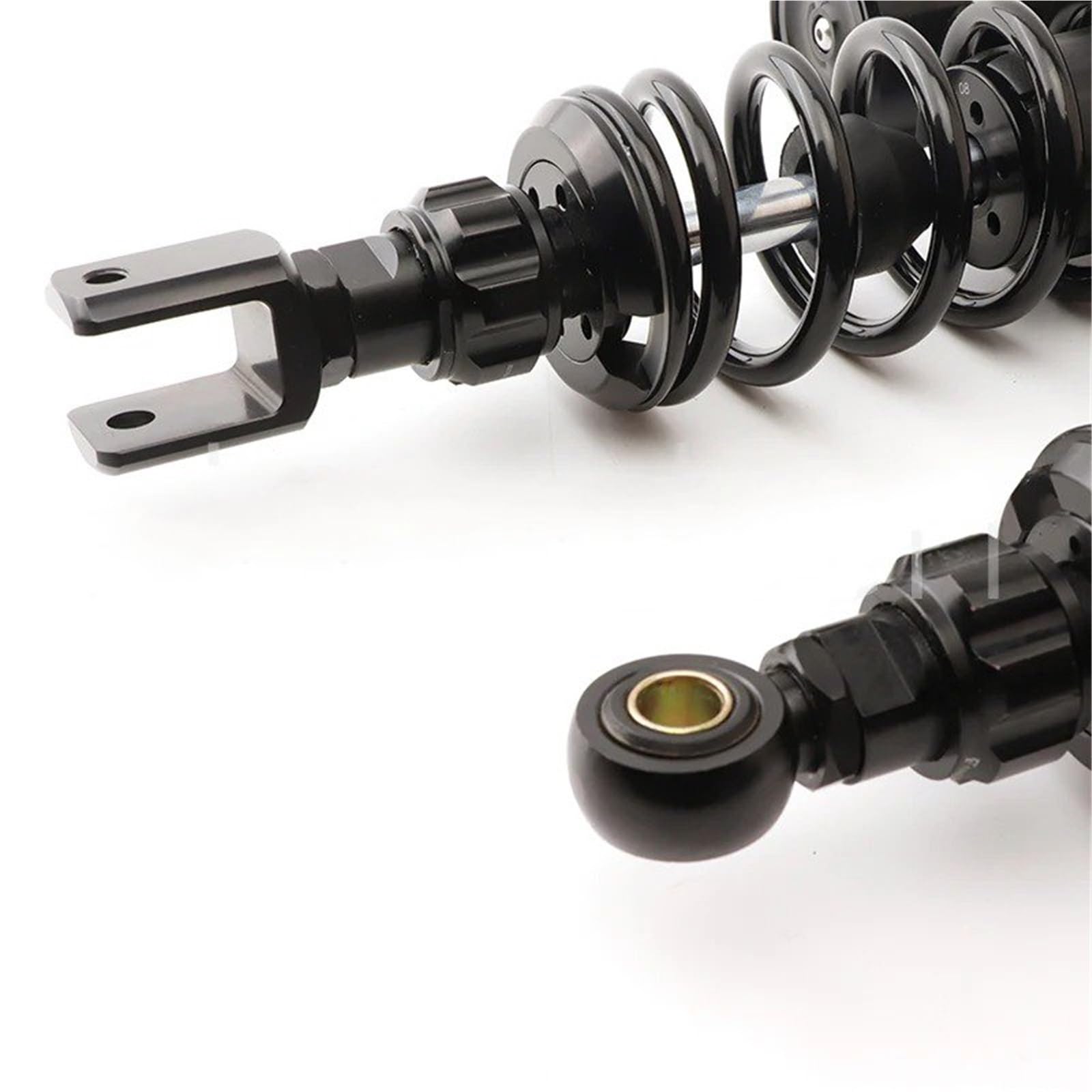 Amortiguador gas presión puntal trasero Amortiguador Trasero Ajustable CNC De 320 Mm/340 Mm/360 Mm, Apto Para Coches Eléctricos, Scooters, Motocicletas, Motos De Cross Modificadas.(340Mm)