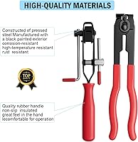 Vista 2 de Herramienta de bandas de arranque CV - Herramienta de alicates de abrazadera de arranque de eje de junta ATV CV, kit de abrazadera de arranque