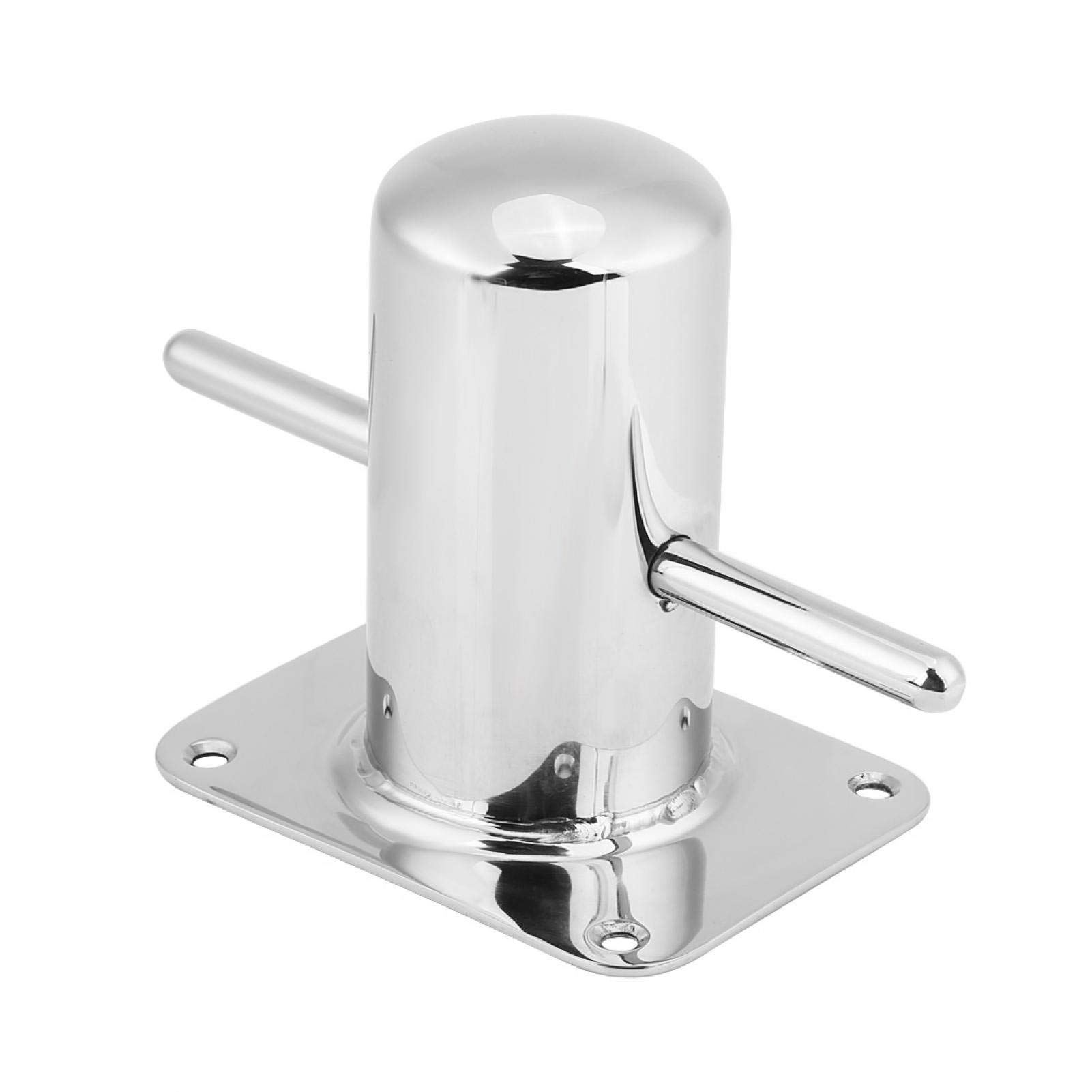 taquet amarrage bateau inox Yctze pour borne de bateau Embout d'amarrage de borne croisée de poteau de Samson de bateau d'acier inoxydable pour le yacht marin 120mm * 90mm Taquet