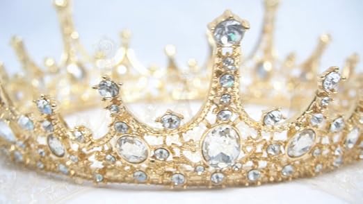 Corona Nuziale Vintage In Strass - Diadema Barocco Per Spose, Feste E Cerimonie, Colore Bianco - Foto 12