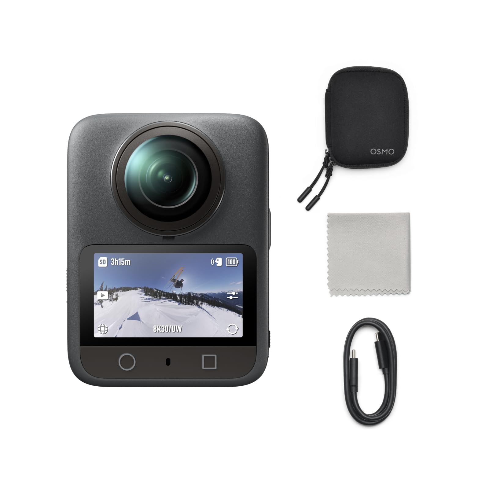DJI Osmo 360 スタンダードコンボ 360度アクションカメラ Vlogカメラ ネイティブ8K 動画 4K/120fps & 170°ブーストビデオ 1.2億画素 100分8K撮影 防水 スポーツ 105GBの内臓ストレージ商品画像
