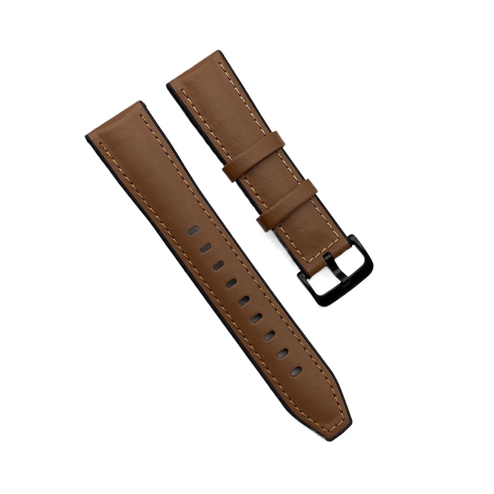 yingyingjia 20mm 22mm Wildleder Echtleder Vintage Armband Handarbeit Nähte Armband