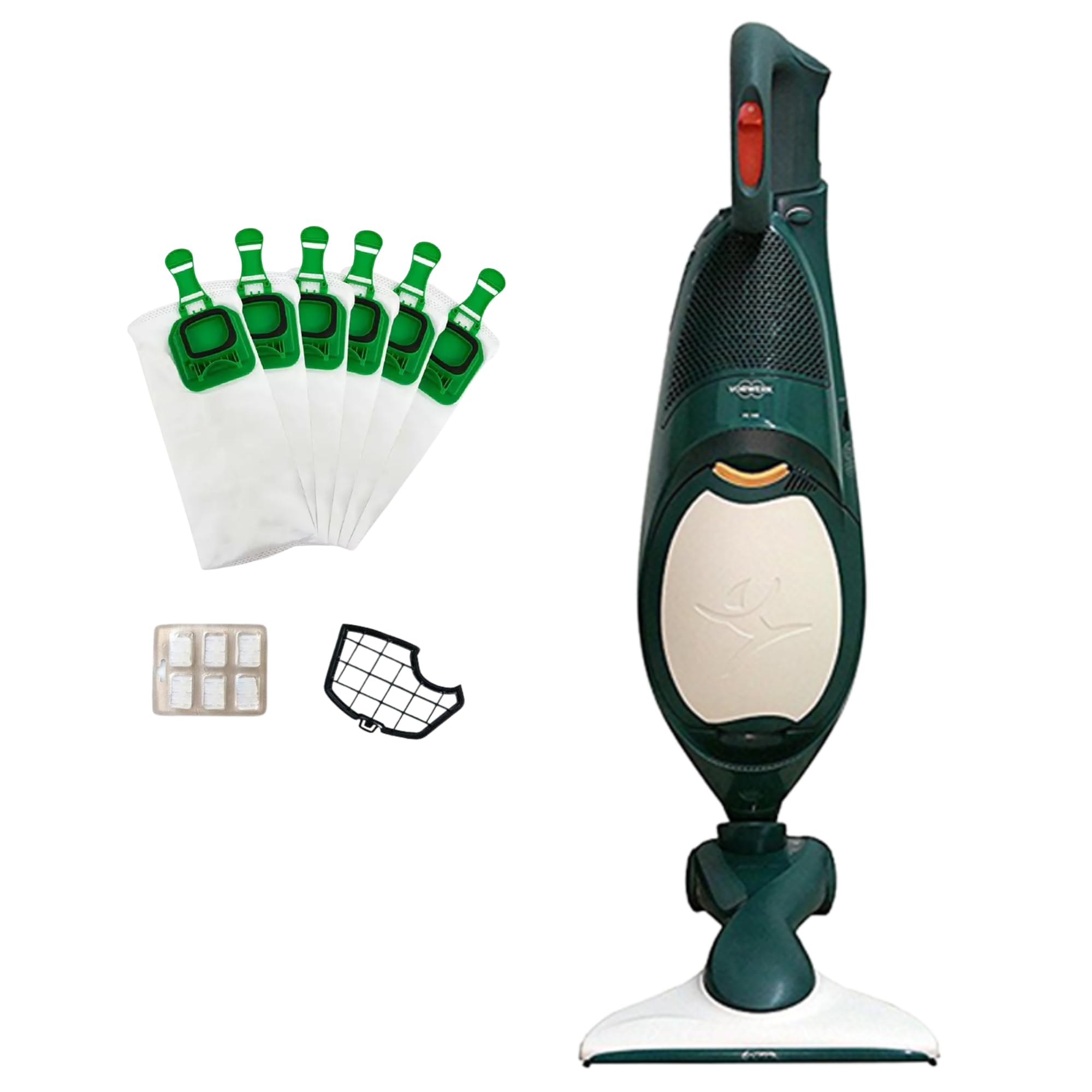 Aspirapolvere VK140 Folletto - Motore 900W con Spazzola HD40, Filtri HEPA Antiallergici, Perfetto per Pavimenti, Parquet, Tappeti (Ricondizionato)