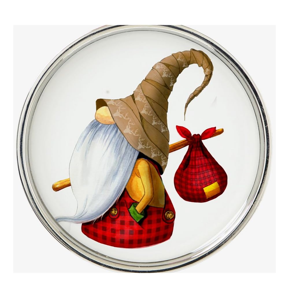 Hitchhiking Gnome Holding Bindle Metal Cutting Dies Scrapbooking Card Making Craft