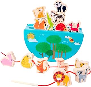 Toyvian 1 Conjunto De Blocos De Equilíbrio Para Crianças Brinquedo Para Crianças Quebra-Cabeças Blocos De Equilíbrio Brinquedos De Intertravamento Jogos De Empilhamento De Edifícios