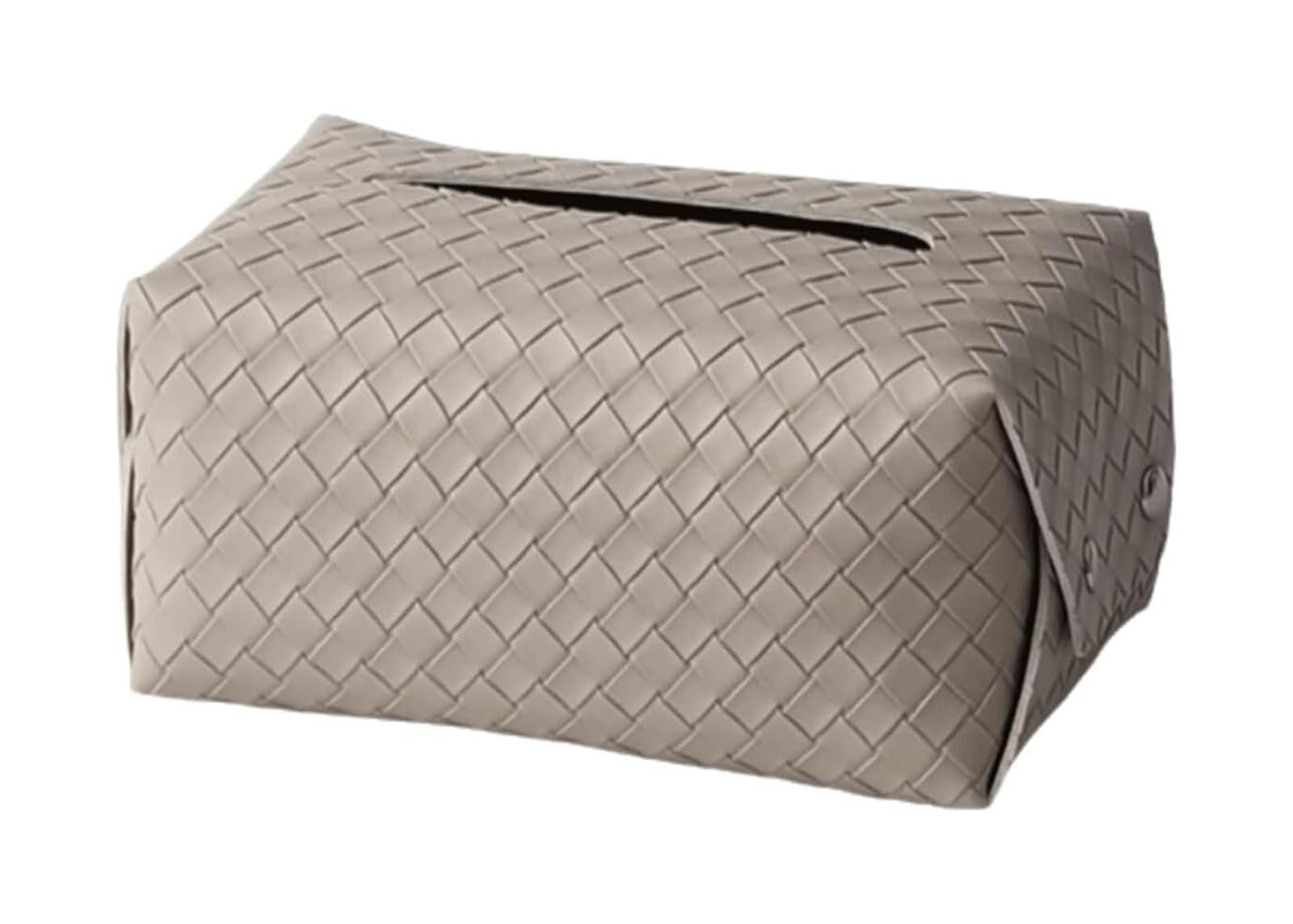 PU leather tissue box Leather Tissue Box Cover with Snap Button, Multicolor