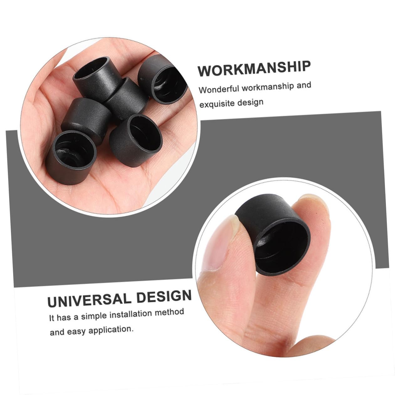 Kisangel Suministros De Plástico para Mesa De Fútbol ​​Tapa para Máquina De Fútbol ​​80 Uds
