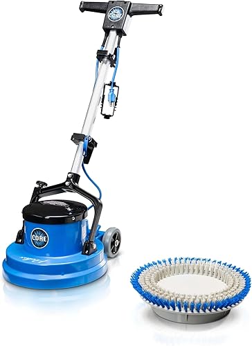 Prolux Core - Pulidora comercial de una sola almohadilla para pulir pisos 15 pulgadas de servicio comercial con cepillo duro solamente