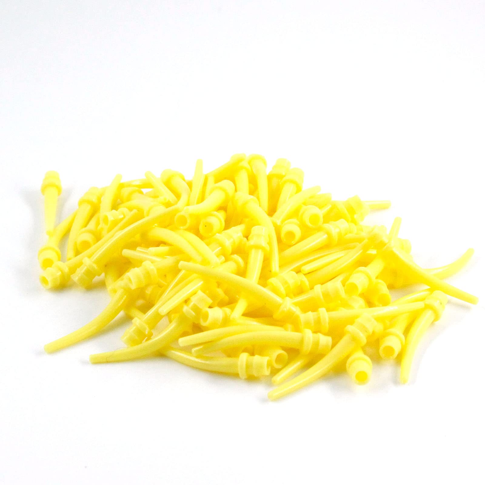 LA MIERE 100Pcs High Performance Impression Mixing Tips, Yellow Intra-Oral Tips