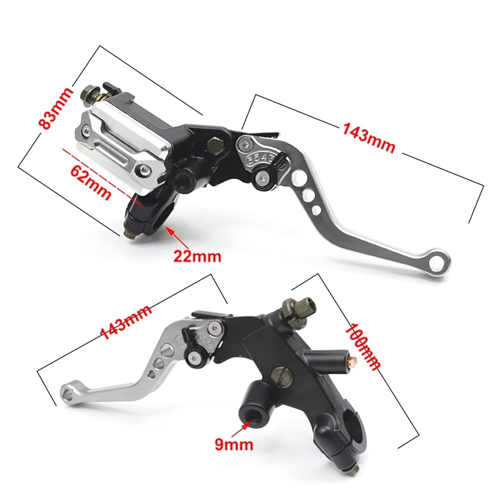 Amazon.co.jp: バイク ブレーキ クラッチ レバーセット