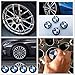 Peake Moear Set of 4 Pieces 68mm Center Wheel Hub Caps for BMW - Applicable to BMW All Models Wheel Center Caps Emblem (Blue White)