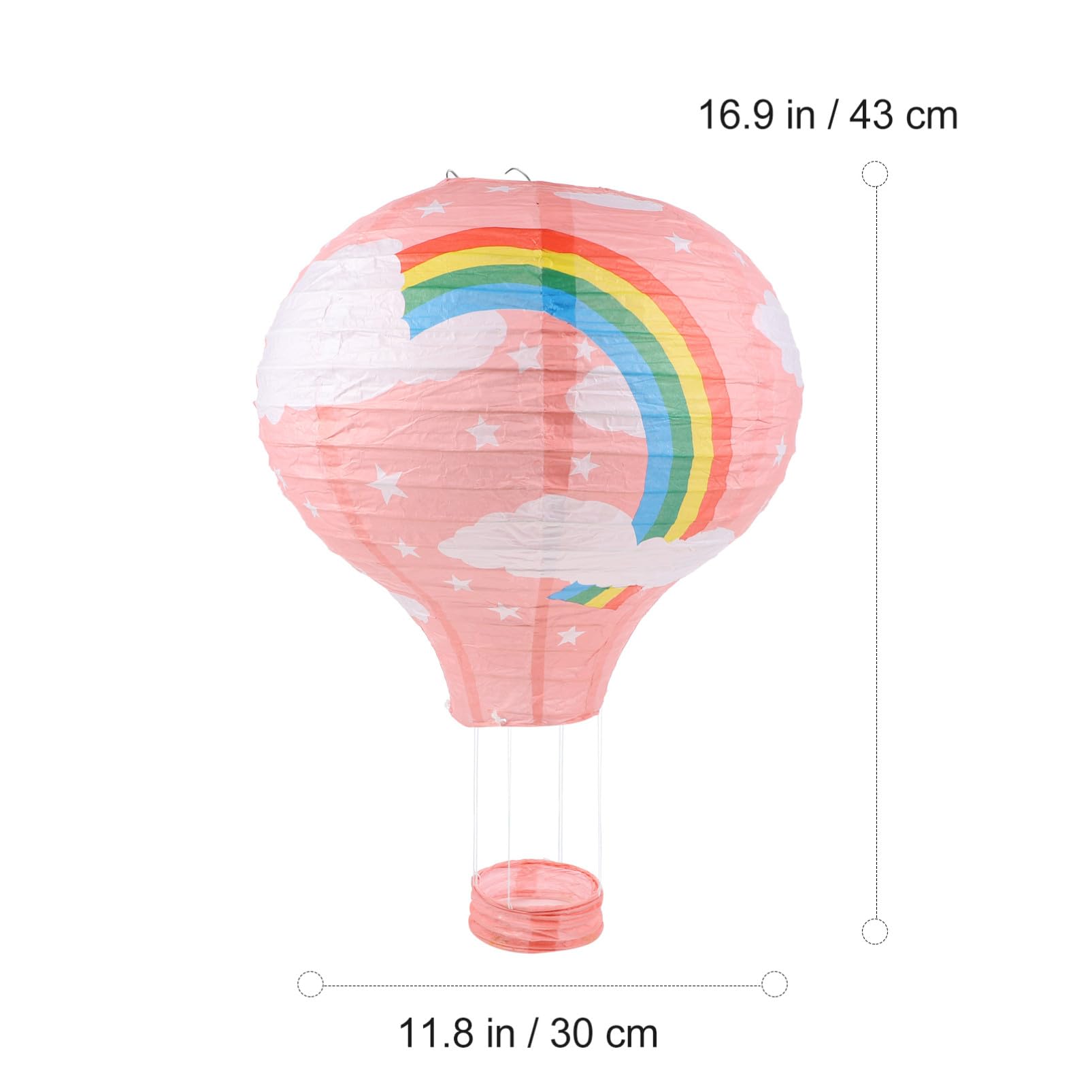 Uonlytech 10pièces Papier Ballons Arc- à Suspendre Décorations De Fête pour Mariages Anniversaires Noël