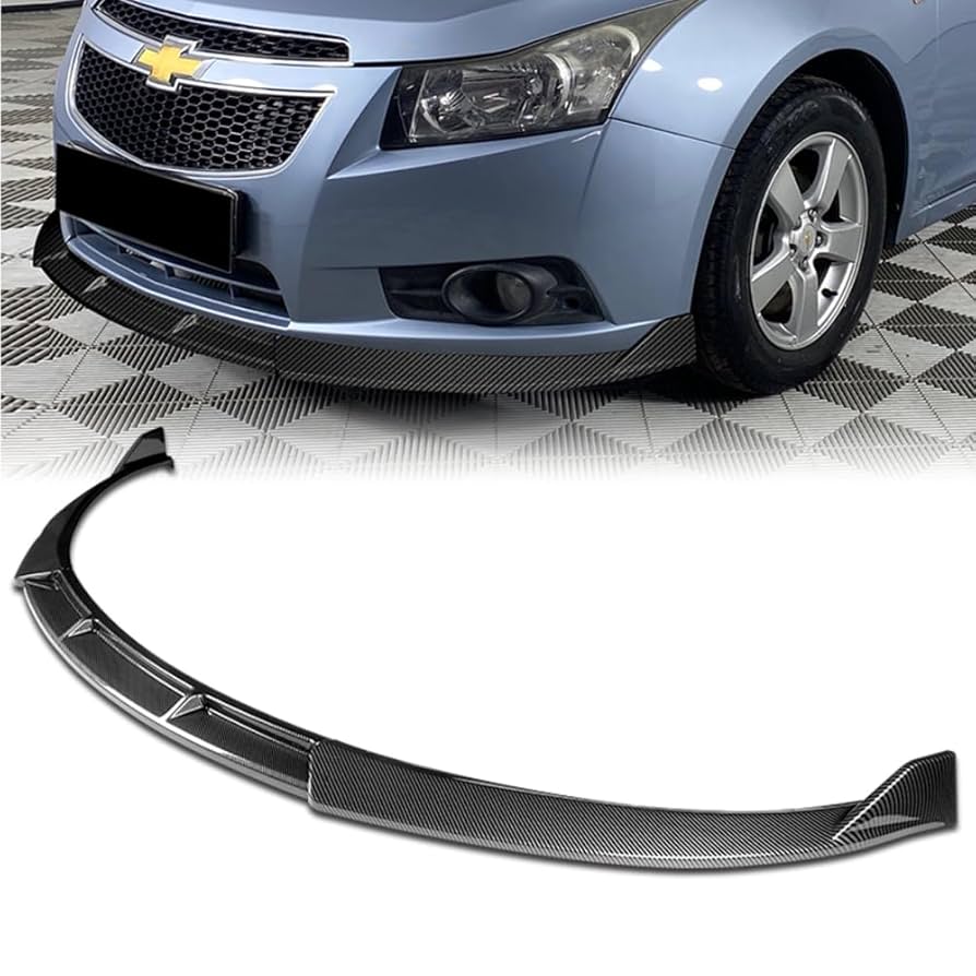 ボディソープ cruze Front Bumper Lip Spoiler Splitter + Strut Rods Bar For