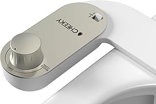 Bidet Toilet Seat Attachment - Non-Electric Bidet Attachment for Toilet Seat - Ultra-Slim Self Cleaning bidet - Adjustable Water Pressure Nozzle, Angle Control & Easy Home Installation