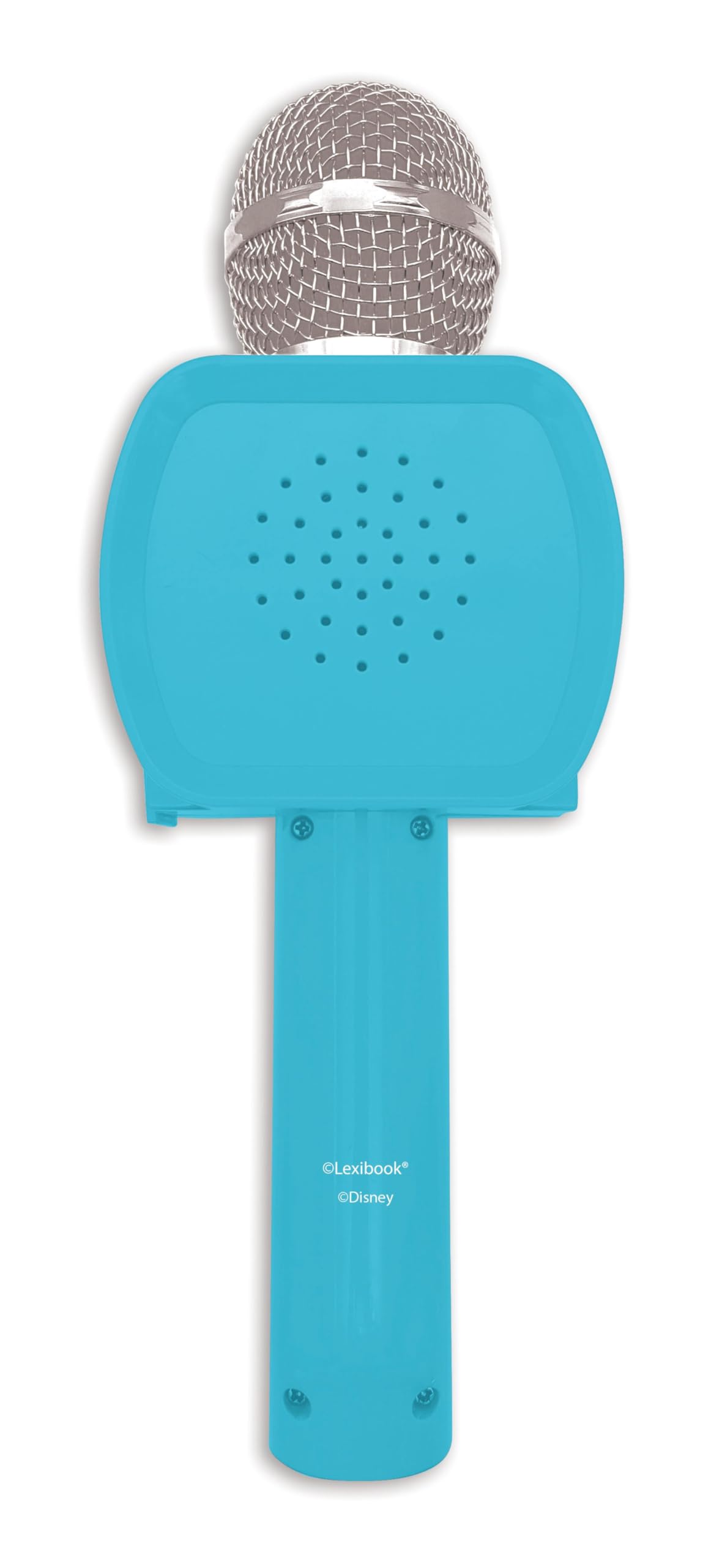 Lexibook, Disney Stitch, mikrofon Bluetooth z funkcją zmiany głosu, wbudowany głośnik, uchwyt na telefon, niebieski, MIC240DLXB