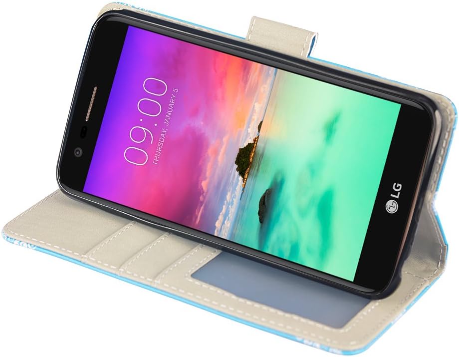 UrSpeedtekLive LG stylo 3 Case, LG stylo 3 Wallet Case, Premium PU Leather Flip Wallet Case Cover w/Card Slots & Kickstand Compatible with LG stylo 3, Be Nice
