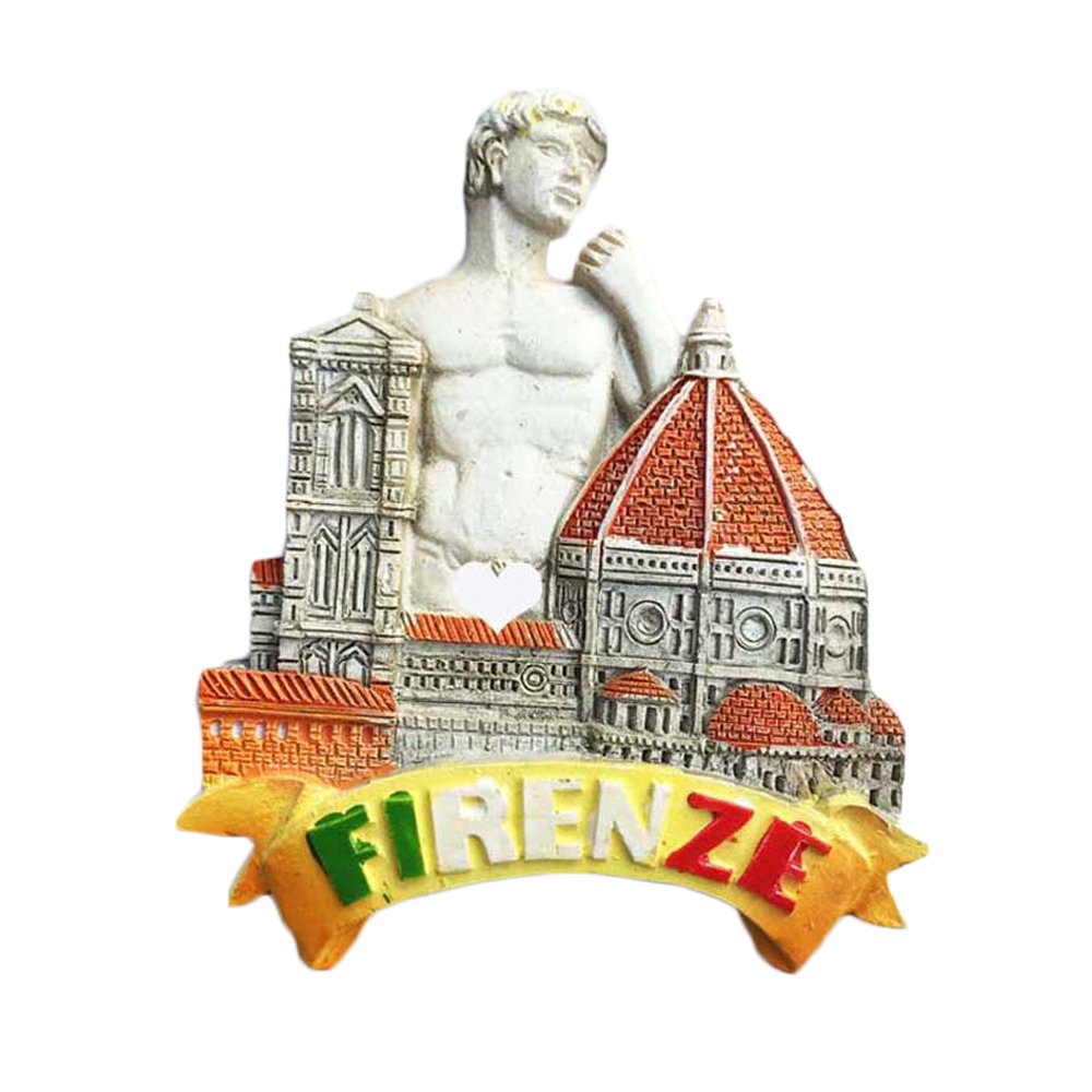 Firenze Italy 3D Fridge Magnet David statue Style Travel Sticker Souvenir,Home & Kitchen Decoration Italy Refrigerator Magnet