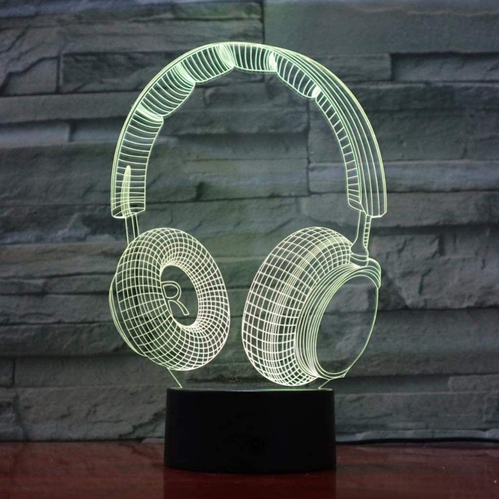 Veilleuse 3D, lampe LED tactile à économie d'énergie lampe de chevet lampe de bureau lampe de nuit créative