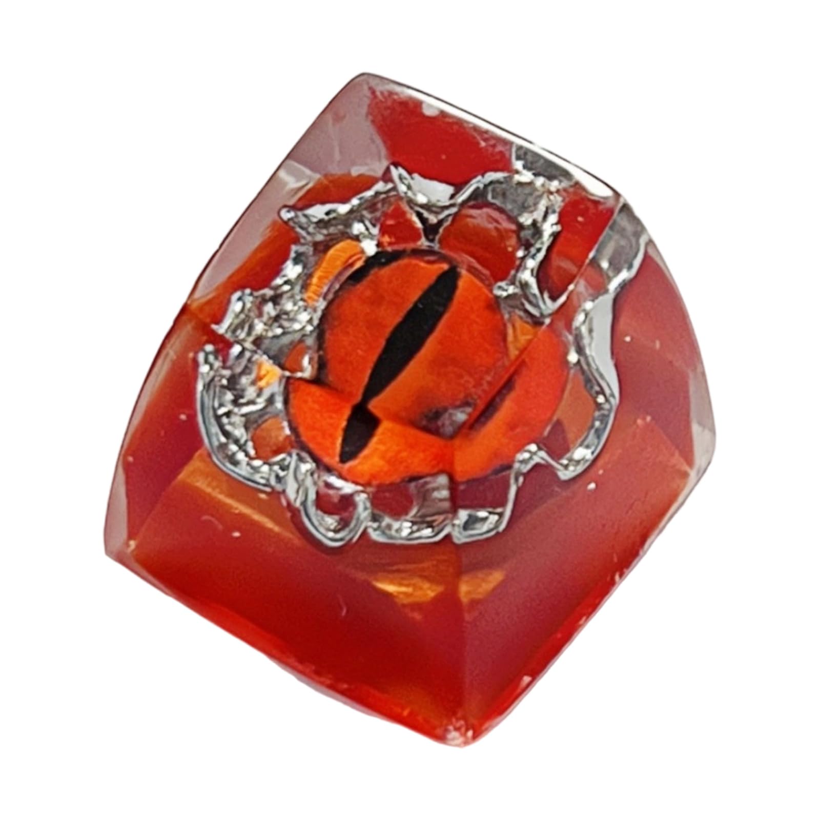 Maxtonser Resin Mechanical Keypad Keycap Cartoon Eye Pattern Height Translucent Keycap for Mechanical Accessories