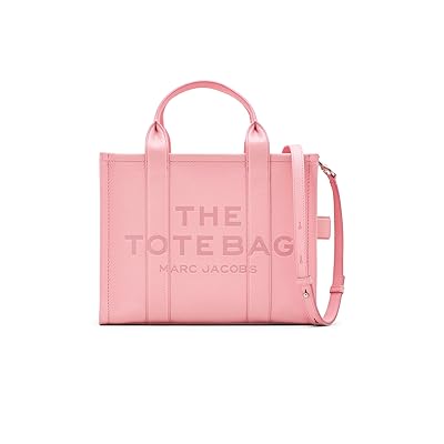 Marc Jacobs The Leather Medium Tote Bag Tote Handbags Ribbon Pink