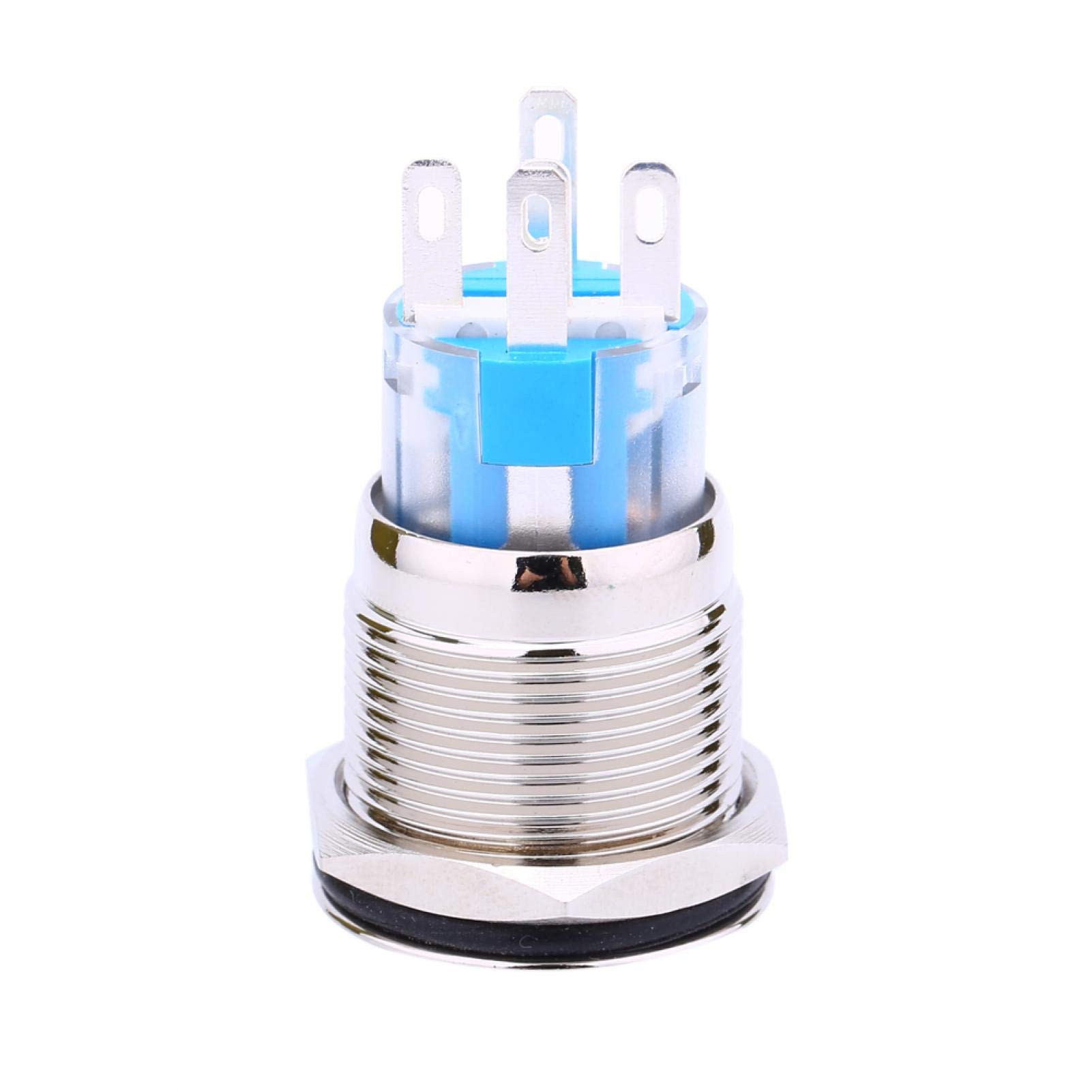 Pulsante Luminoso Universale LA16 - 12-220V AC/DC - Interruttore A Pressione