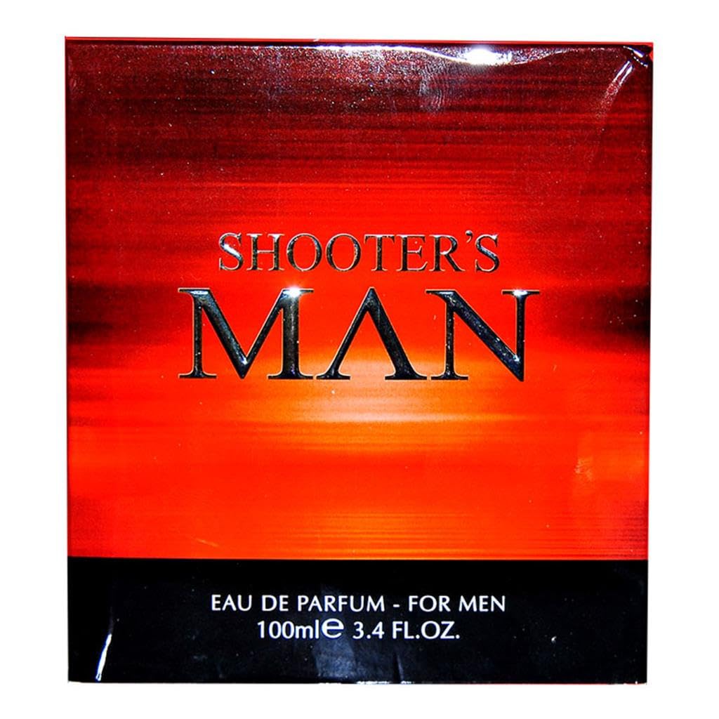 FARMASi Shooter's Eau de Parfum per Uomo, Fragranza Fresca e Speziata, Profumo Quotidiano, 100 ml, Bottiglia Elegante