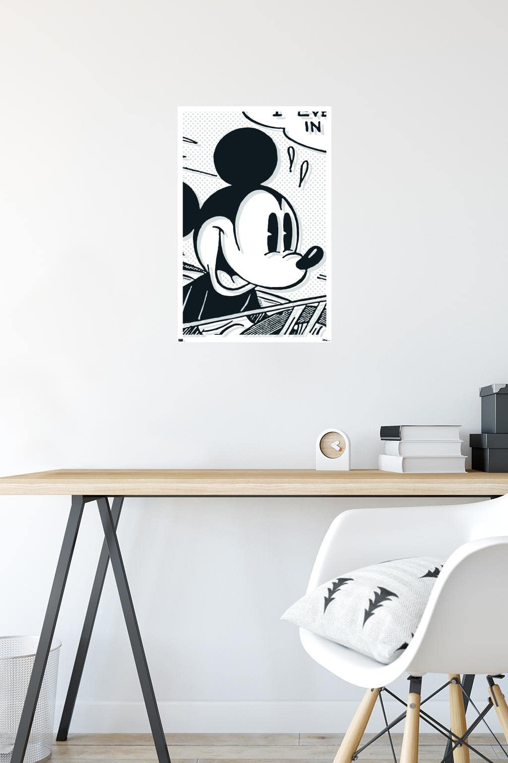 Amazon.co.jp: ミッキーマウス - アールデコウォールポスター : Home