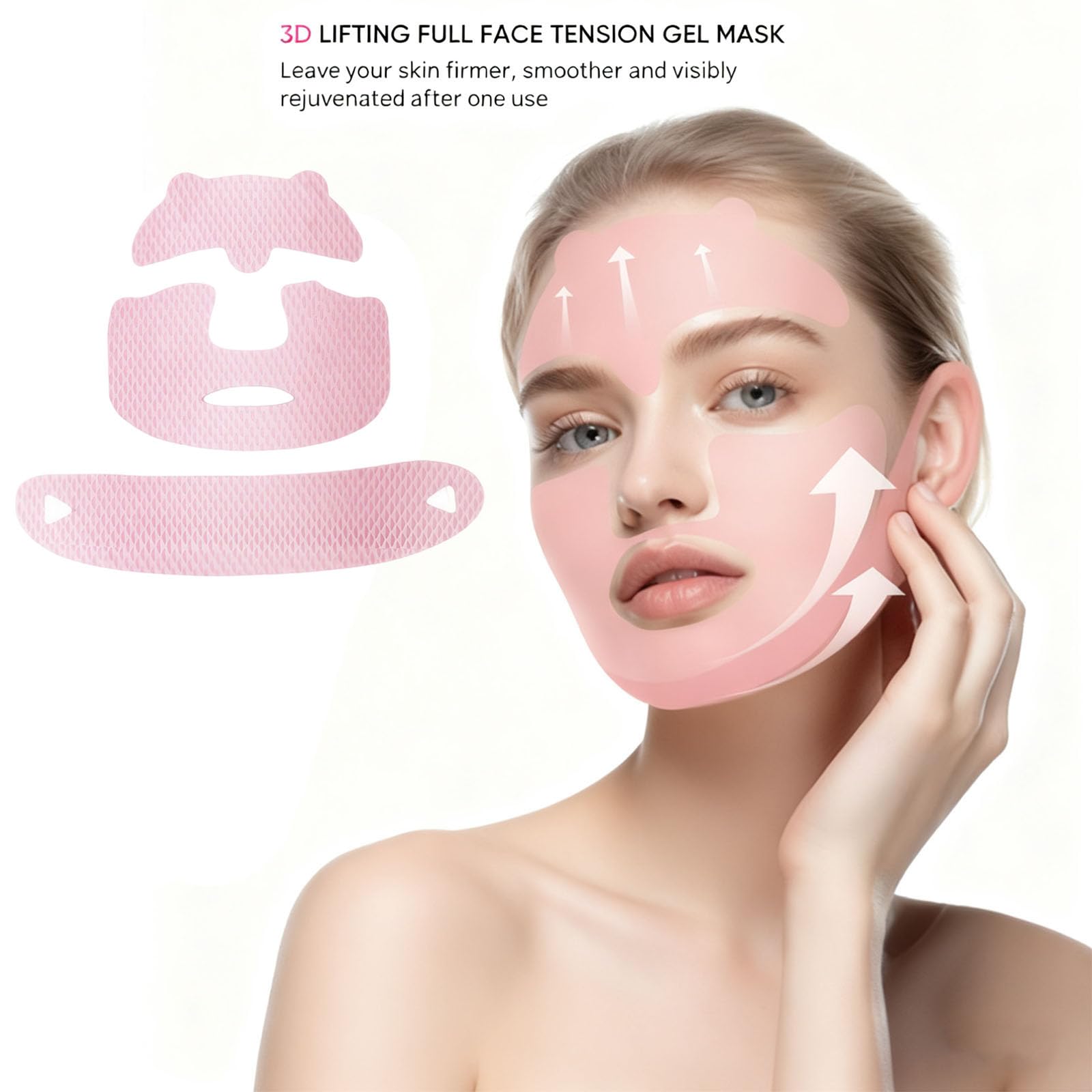 Amazon.com : Bluile 3D Lifting Full Face Mask, Collagen Lift-Up
