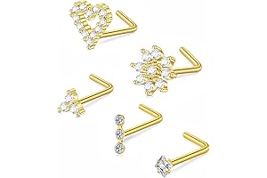 Heart Nose Stud: Stunning Piercing Accessory