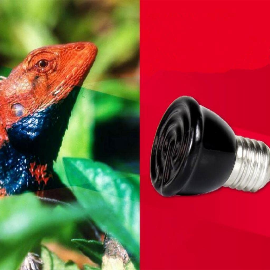 60 W 220V Exterior Finish Long Life E27 Socket Heat Emitter Bulb Lamp Black-image-22