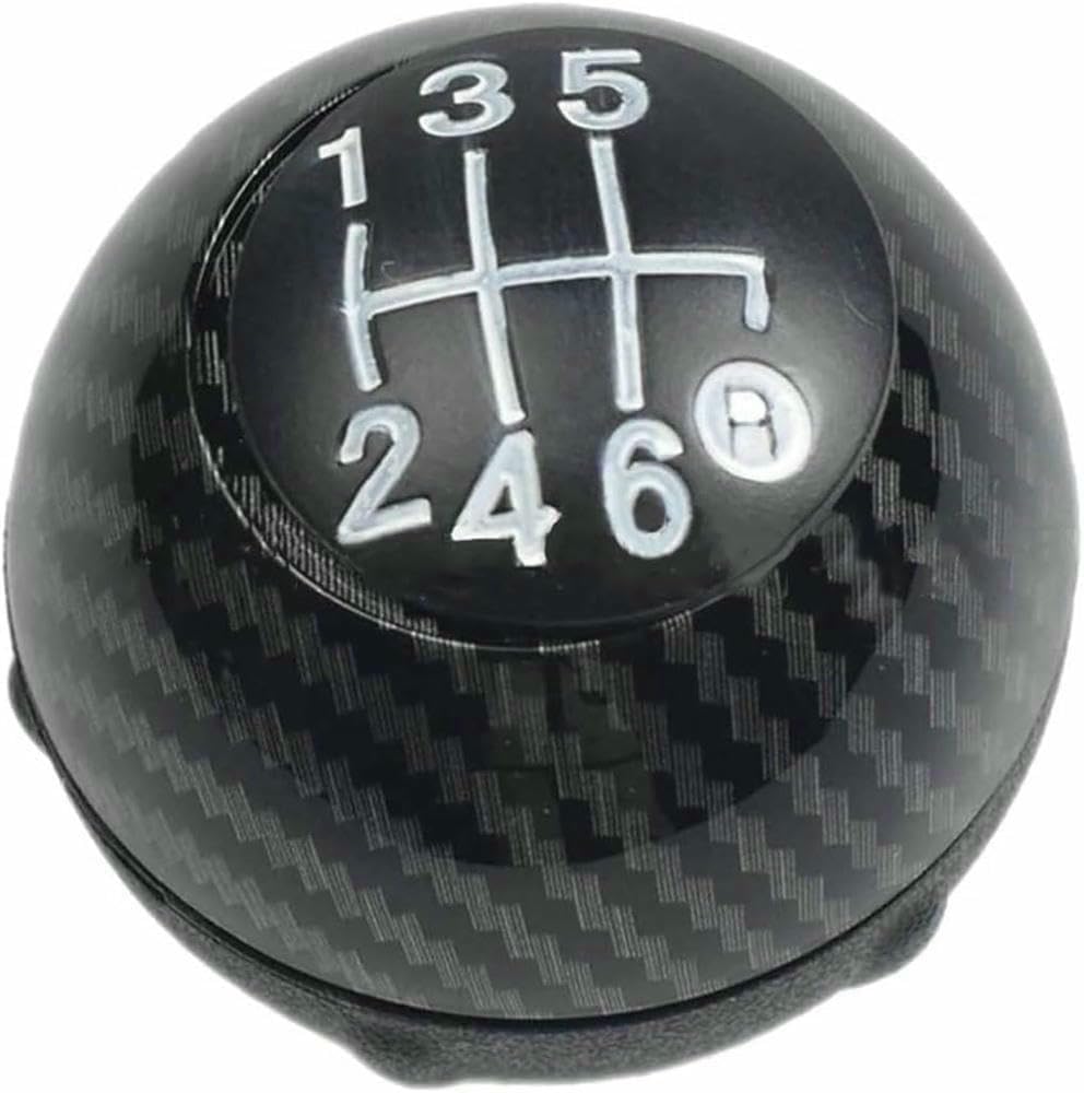 GZNBB Car 5/6 Speed Car Manual Gear Shift Knob Shifter Lever Accessories, for 500 500C 2007-2018
